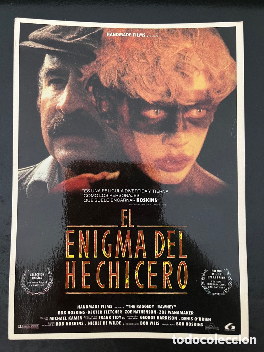 Cin&eacute;ma: Postal pel&iacute;cula EL ENIGMA DEL HECHICERO (The Raggedy Rawney) de Bob Hoskins