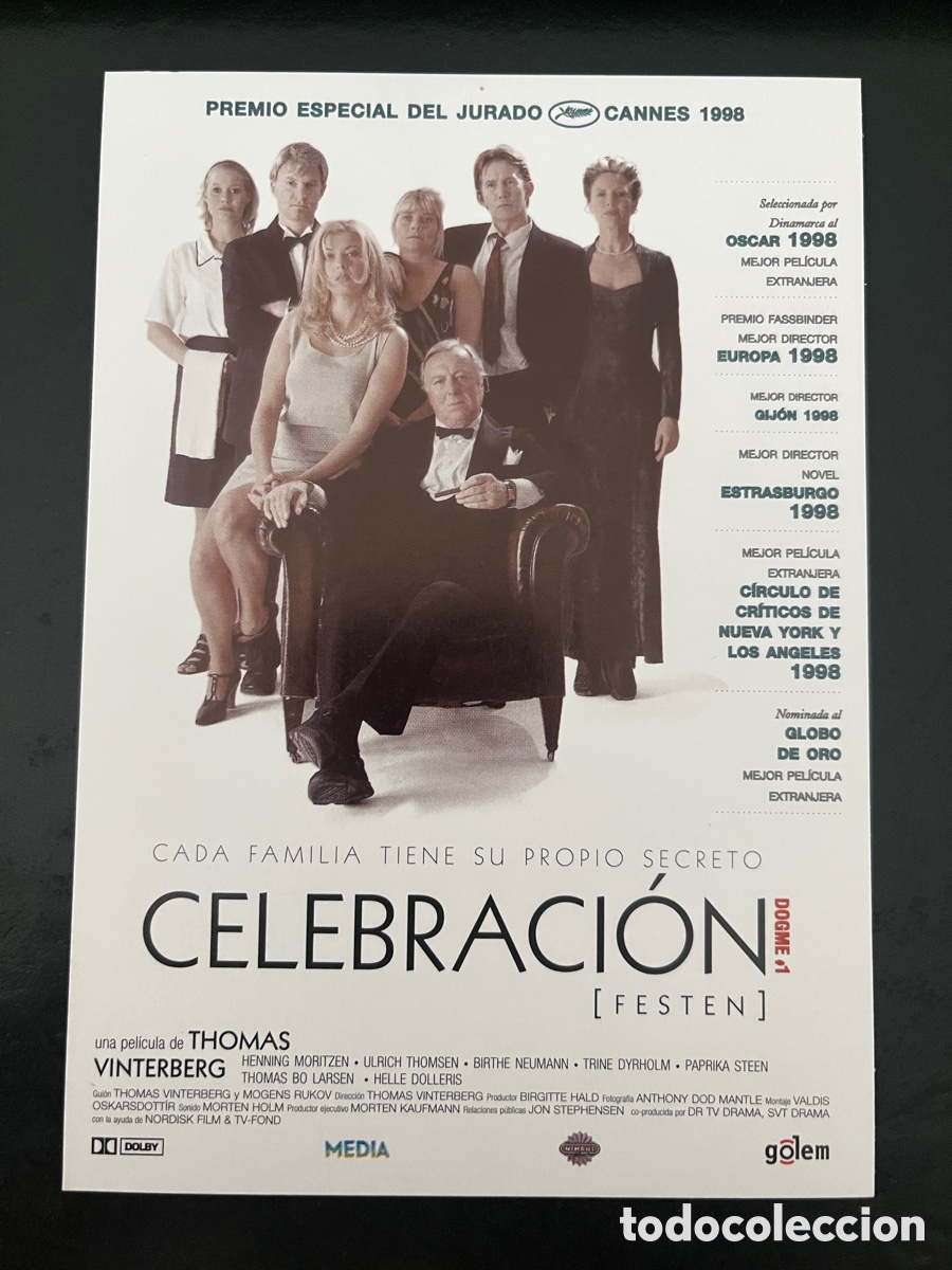 Cin&eacute;ma: Postal pel&iacute;cula CELEBRACI&Oacute;N de Thomas Vinterberg