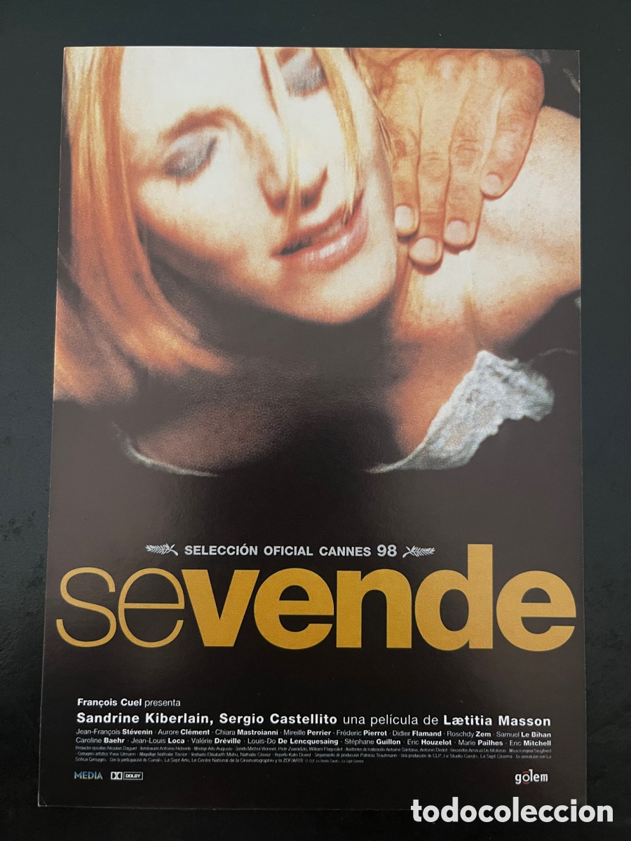 Cin&eacute;ma: Postal pel&iacute;cula SE VENDE de Laetitia Masson