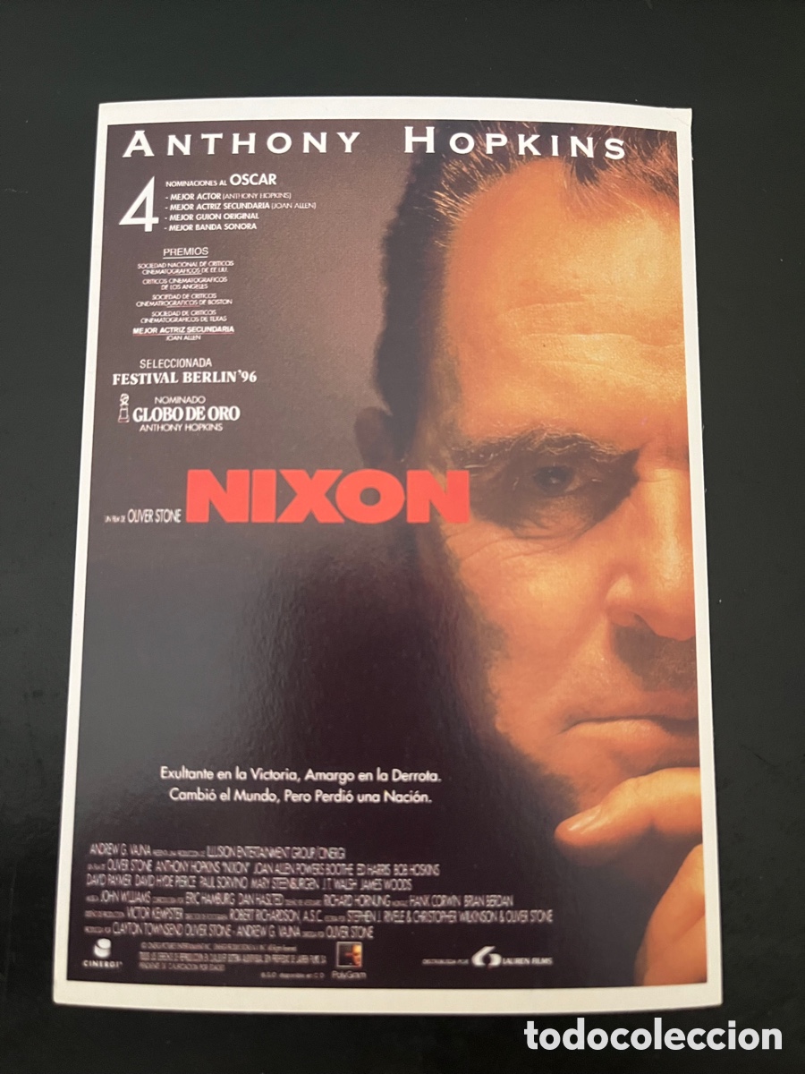 Cin&eacute;ma: Postal pel&iacute;cula NIXON