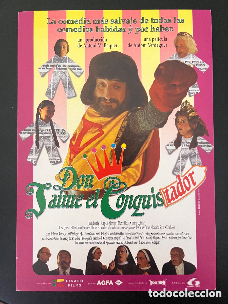 Cin&eacute;ma: Postal pel&iacute;cula DON JAIME EL CONQUISTADOR