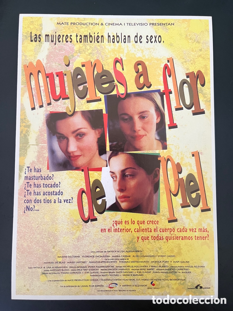 Cinema: Postal pel&iacute;cula MUJERES A FLOR DE PIEL (Ainsi soient-elles) de Patrick Alessandrin, Lisa Azuelos