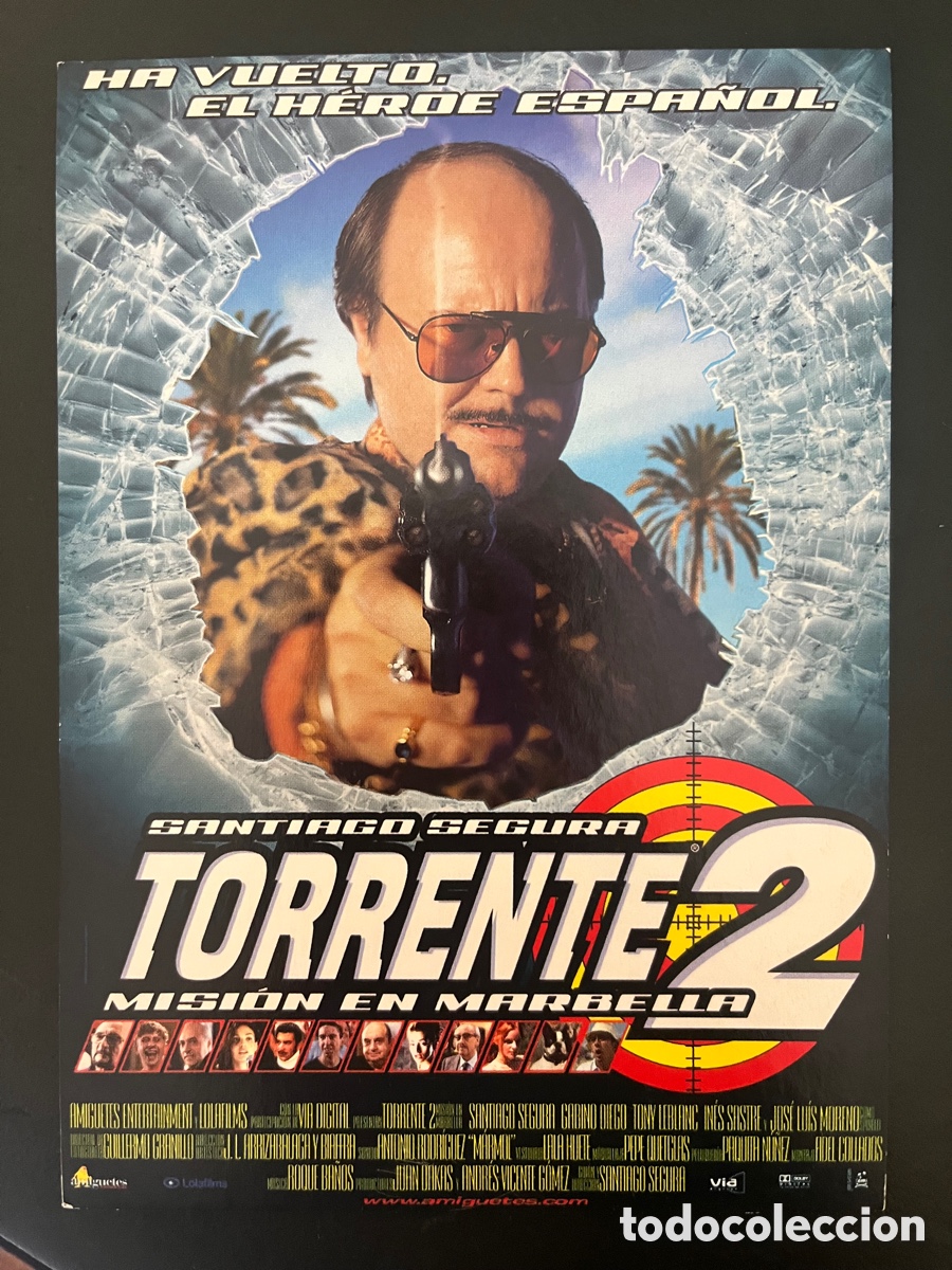 Cine: Postal pel&iacute;cula TORRENTE 2 con Santiago Segura, Gabino Diego, Tony Leblanc, Jos&eacute; Luis Moreno