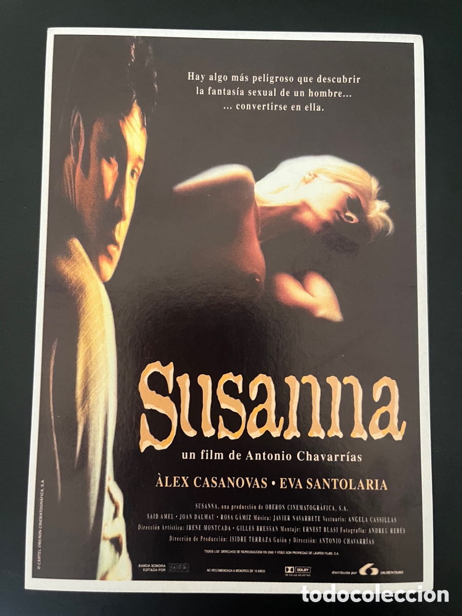 Cinema: Postal pel&iacute;cula SUSANNA de Antonio Chavarr&iacute;as