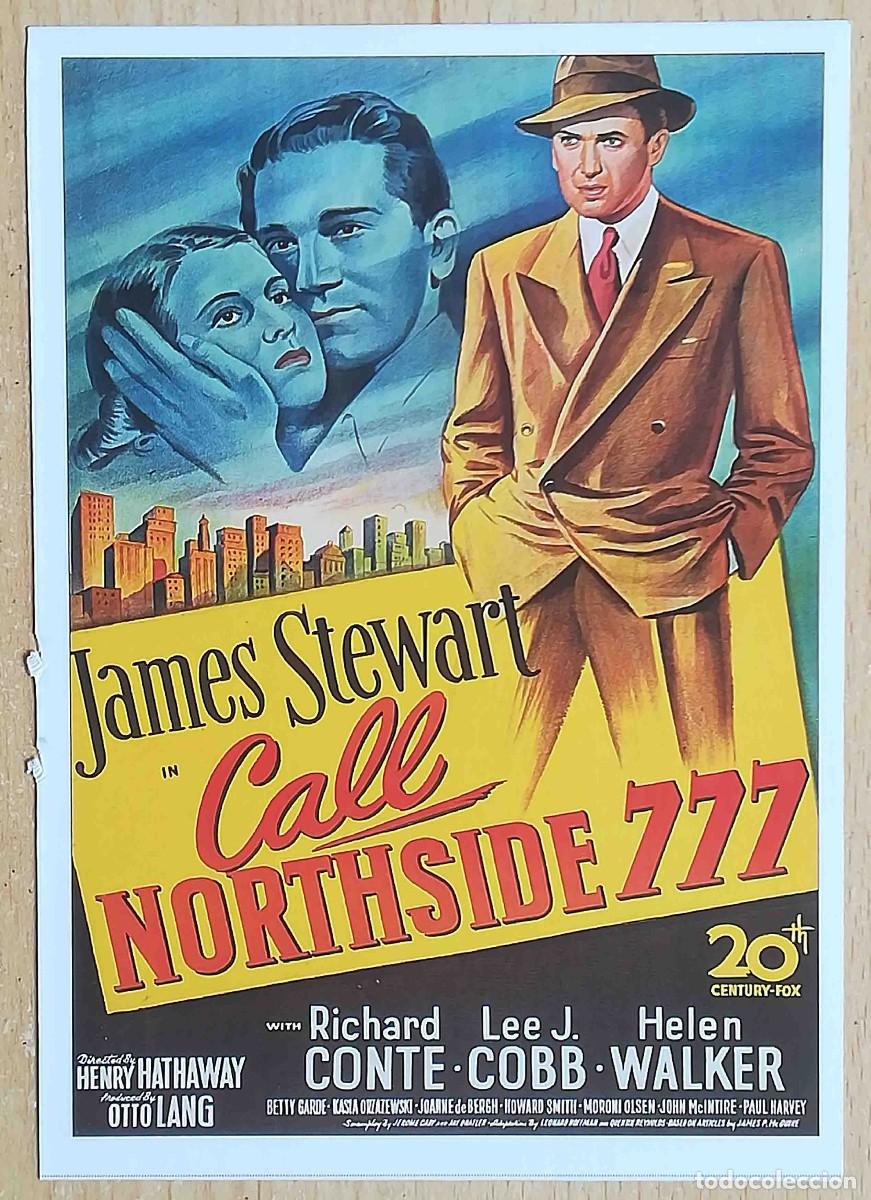 Cine: Yo creo en ti. Henry Hathaway, 1948 (James Stewart, Richard Conte) Programa de mano revista acci&oacute;n