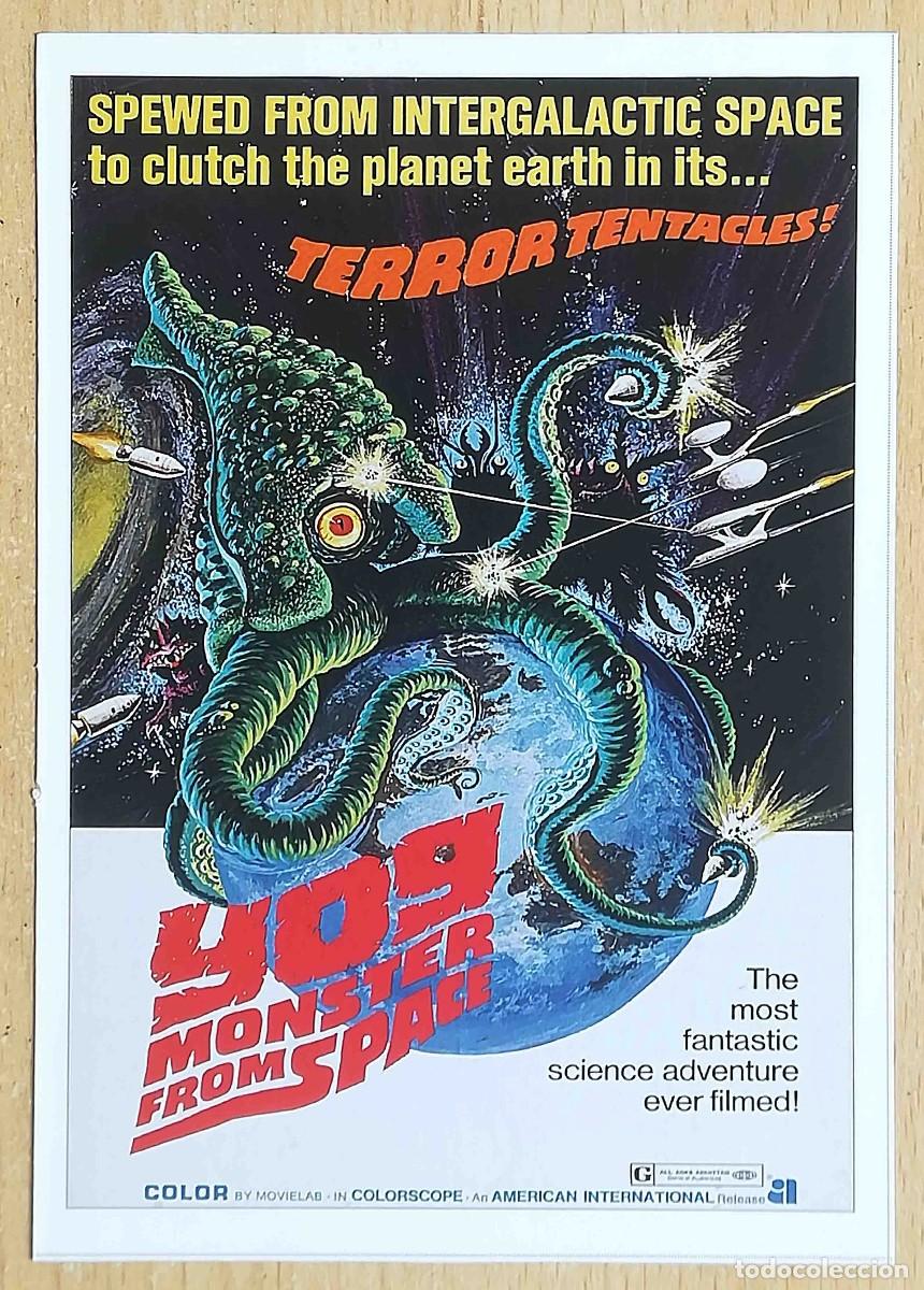 Cine: Yog, Monster From Space. Ishir&ocirc; Honda. Jap&oacute;n, 1970 (Akira Kubo) Programa de mano revista acci&oacute;n