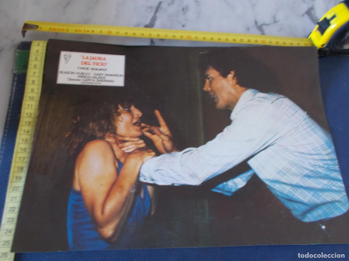 Cinema: FOTOCROMO DE PELICULA ,A&Ntilde;OS 70 80 ,,LA JAURIA DEL VICIO