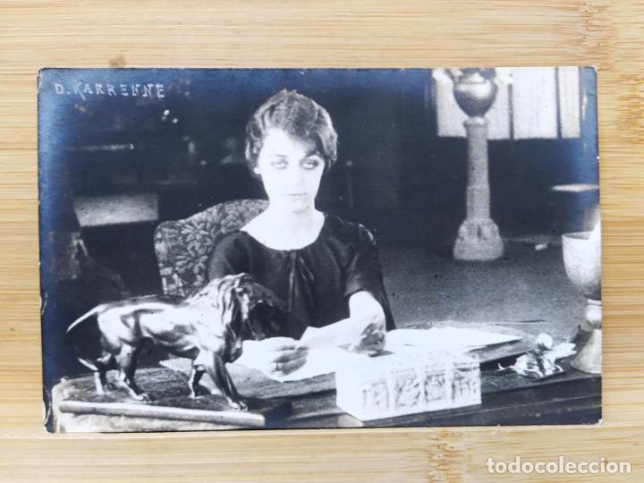 Cinema: DIANA KARENNE-FOTOGRAFICA-POSTAL ANTIGUA DE CINE-(105.021)