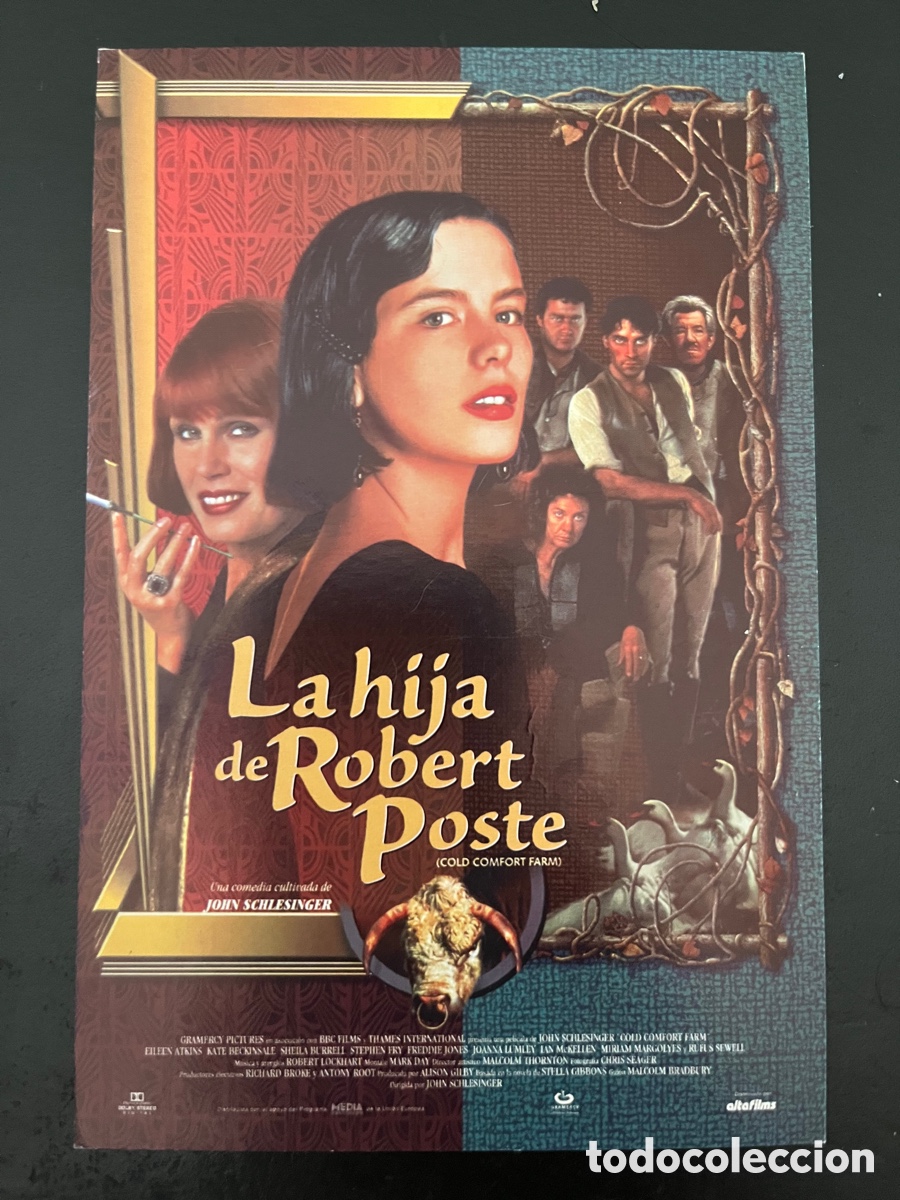 Cinema: Postal pel&iacute;cula LA HIJA DE ROBERT POSTE (Cold Comfort Farm) con Kate Beckinsale, Eileen Atkins