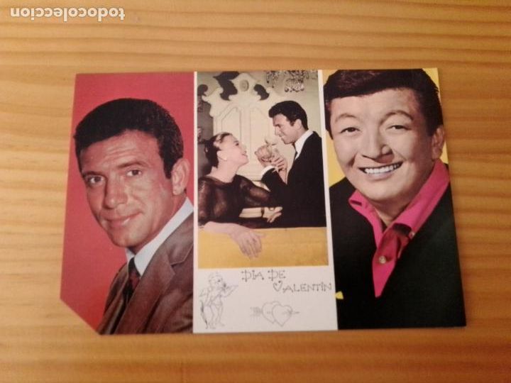 Cin&eacute;ma: Tony Franciosa. El d&iacute;a de Valent&iacute;n. Postal de &eacute;poca