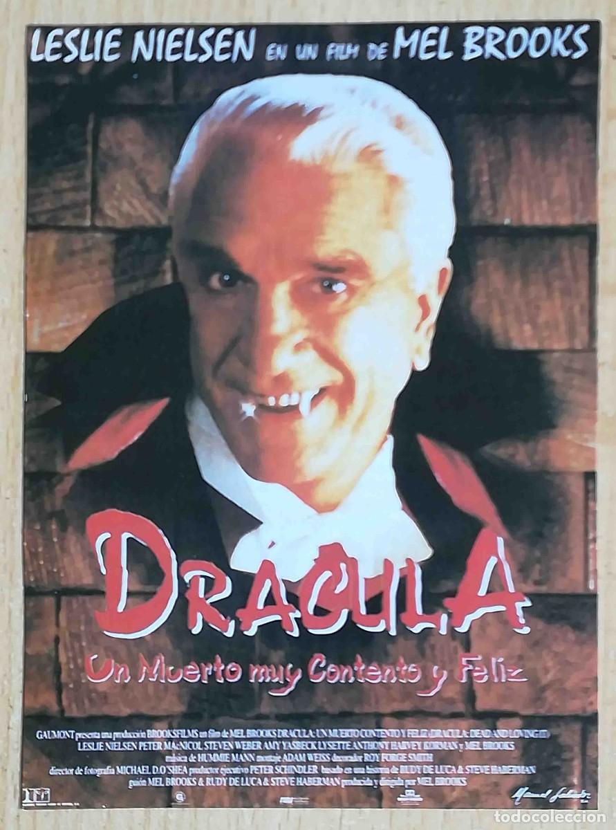 Cine: Dr&aacute;cula, un muerto muy contento y feliz (Mel Brooks, 1995) Programa de mano revista acci&oacute;n
