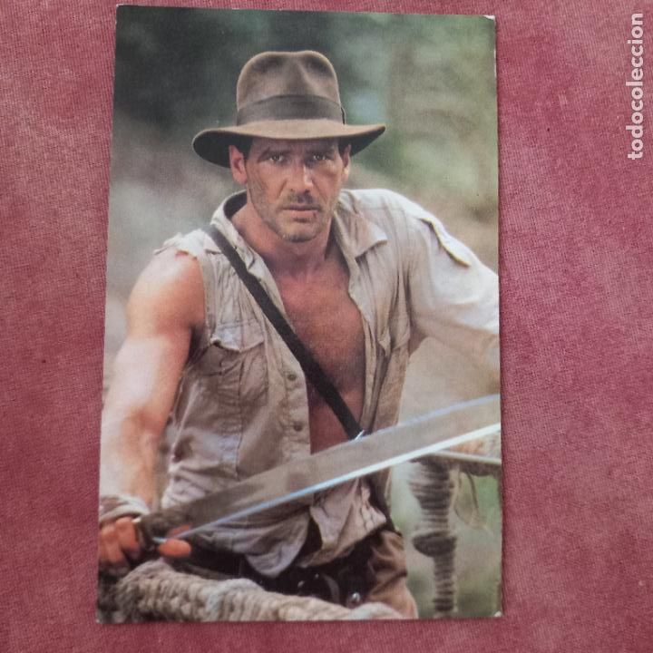 Cine: Indiana Jones Harrison Ford Postal foto P5