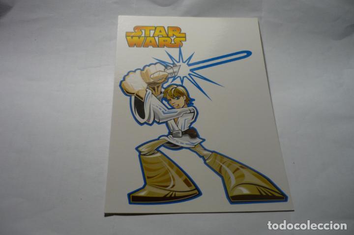 Cine: POSTAL EXTRANJERA DIBUJO PERSONAJE DE STAR WARS