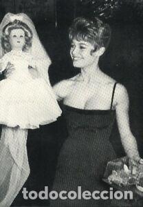 Cine: BRIGITTE BARDOT BB 1960s vintage LARGE doll poup&eacute;e cp carte postale postcard 3 busty postal