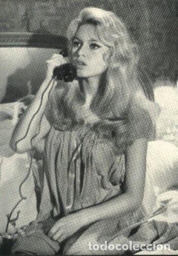 Cine: BRIGITTE BARDOT BB 60s vintage LARGE Photo cp carte postale postcard 71 postal