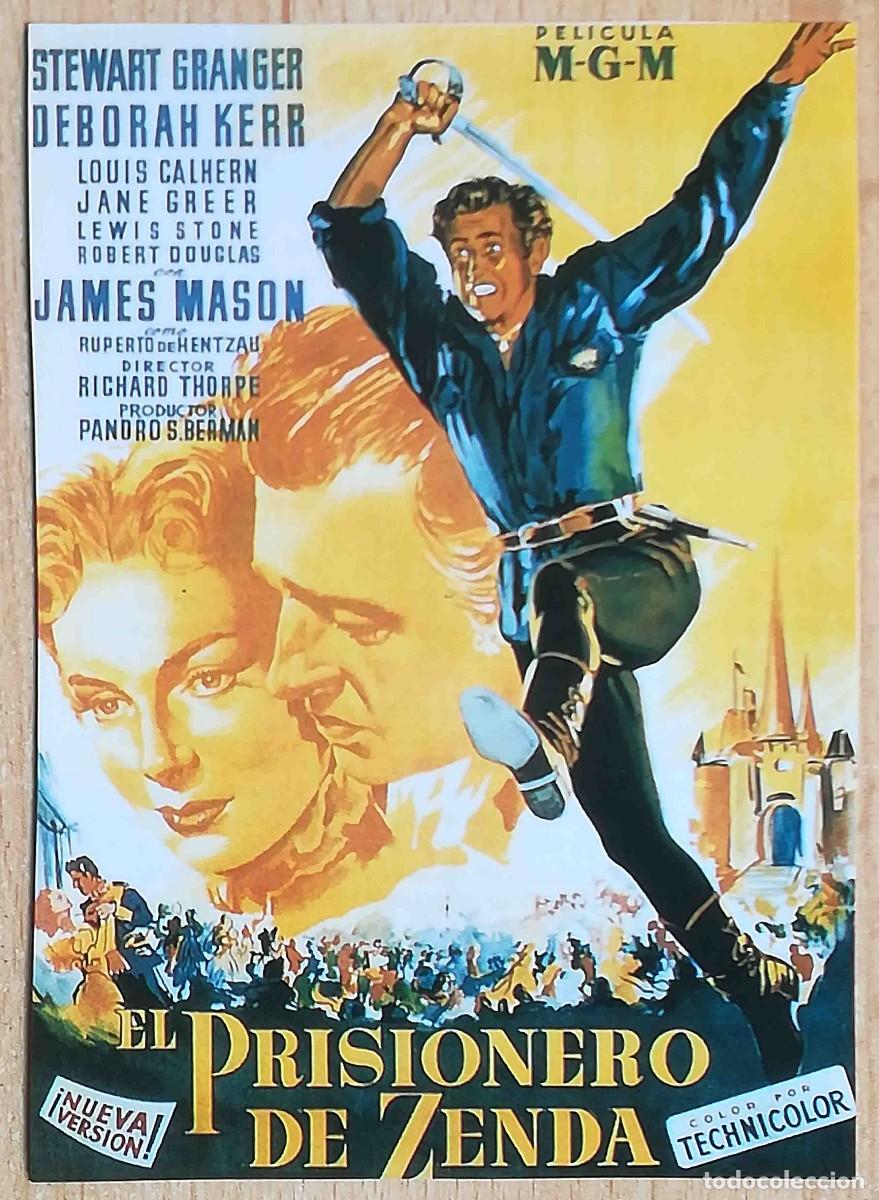 Cine: El prisionero de Zenda R. Thorpe 1952 (Stewart Granger, James Mason) Programa de mano revista acci&oacute;n