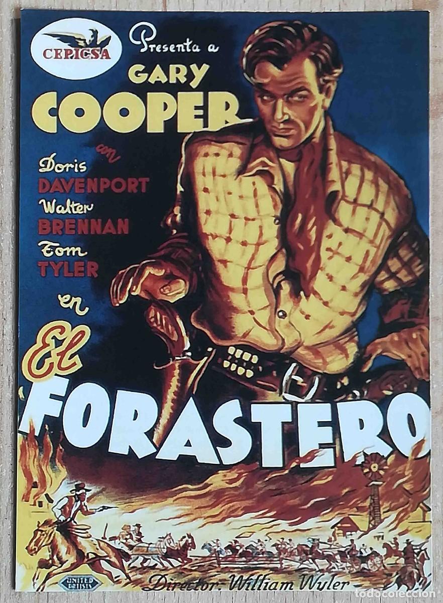 Cine: El forastero. William Wyler, 1940 (Gary Cooper, Walter Brennan) Programa de mano revista acci&oacute;n