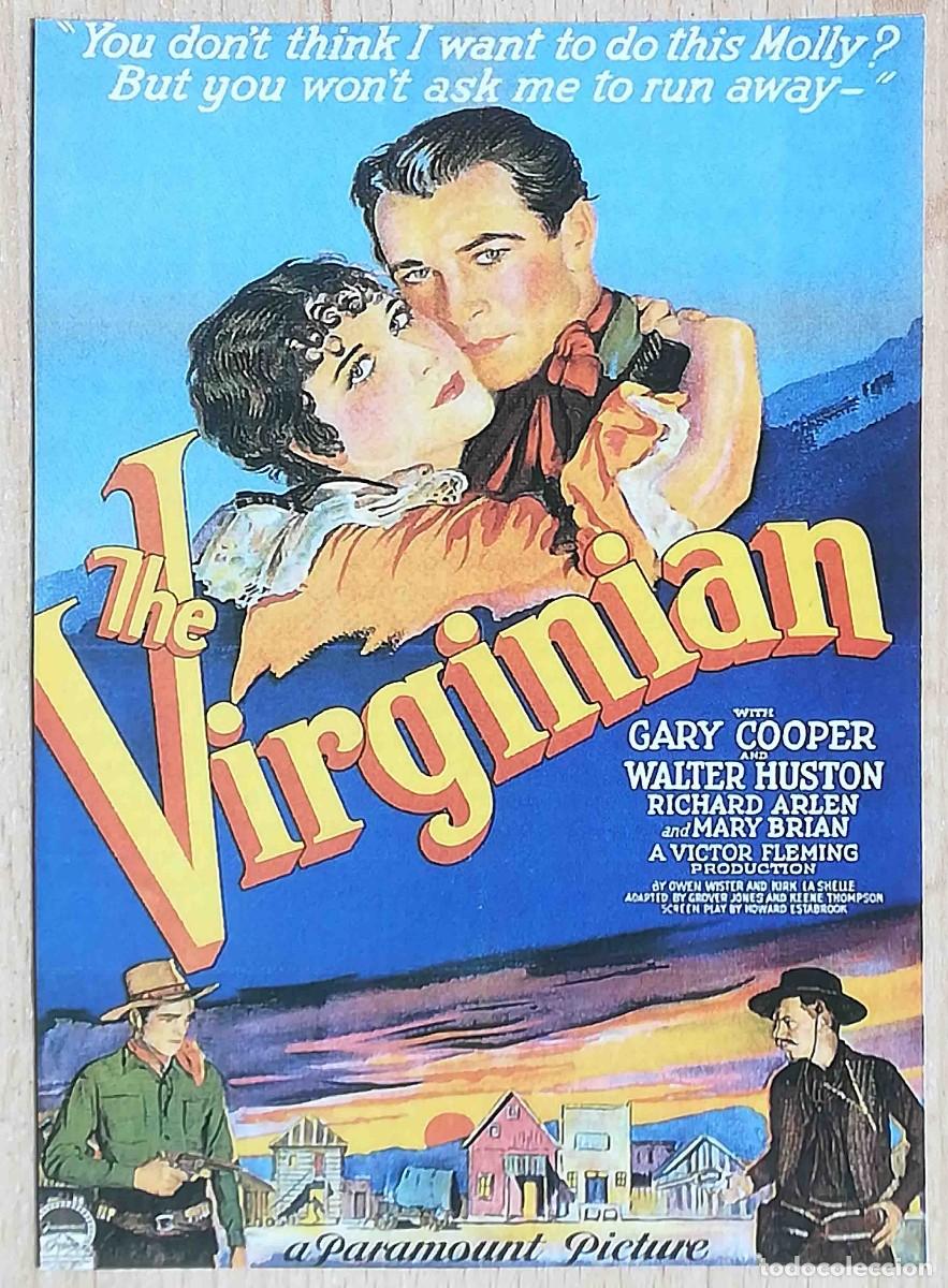 Cine: El virginiano. Victor Fleming, 1929 (Gary Cooper, Walter Huston) Programa de mano revista acci&oacute;n