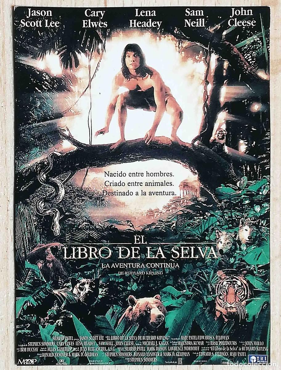 Cine: El libro de la selva. La aventura contin&uacute;a (Stephen Sommers, 1994) Programa de mano revista acci&oacute;n