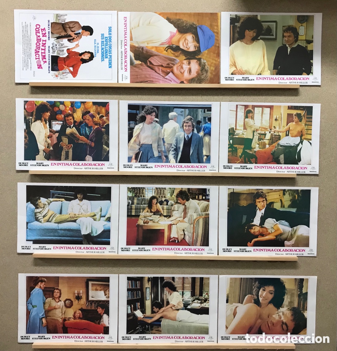 Cine: EN INTIMA COLABORACION, DUDLEY MOORE - SET COMPLETO 12 FOTOCROMOS - A&Ntilde;O 1984