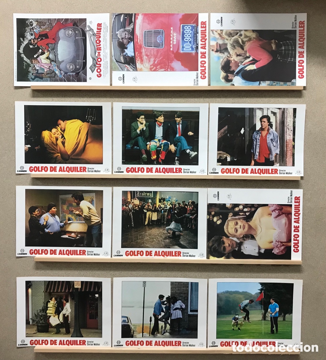 Cinema: GOLFO DE ALQUILER - JUDD NELSON, JONNA LEE - SET COMPLETO 12 FOTOCROMOS