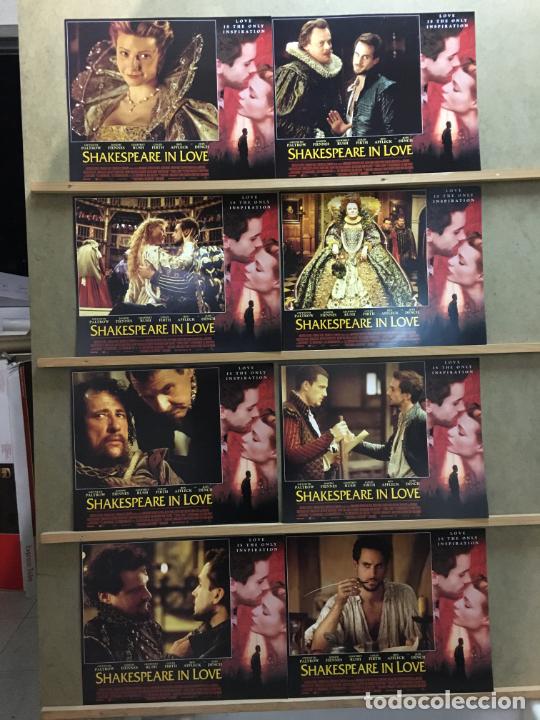 Cine: AQ12 SHAKESPEARE IN LOVE JOSEPH FIENNES GWYNETH PALTROW SET 8 FOTOCROMOS ORIGINAL INGLES