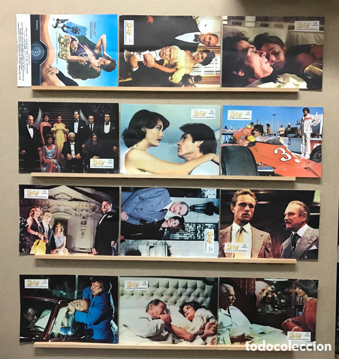 Cin&eacute;ma: BETSY. LA SAGA DE LOS HARDEMAN, LAURENCE OLIVIER, ROBERT DUVALL, KATHARINE ROSS - SET COMPLETO 12