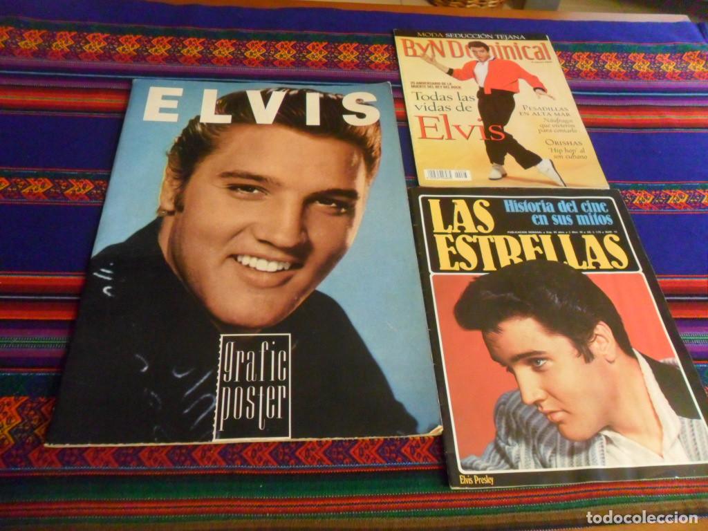 Cine: ELVIS PRESLEY GRAFIC POSTER 10 LAS ESTRELLAS HISTORIAS DEL CINE EN SUS MITOS 13 REGALO ByN DOMINICAL