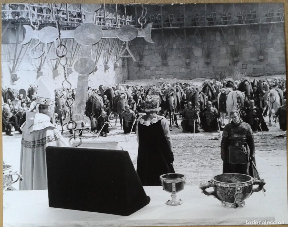 Cine: EL CID. FOTO 20X25. CHARLTON HESTON, JOHN FRASER