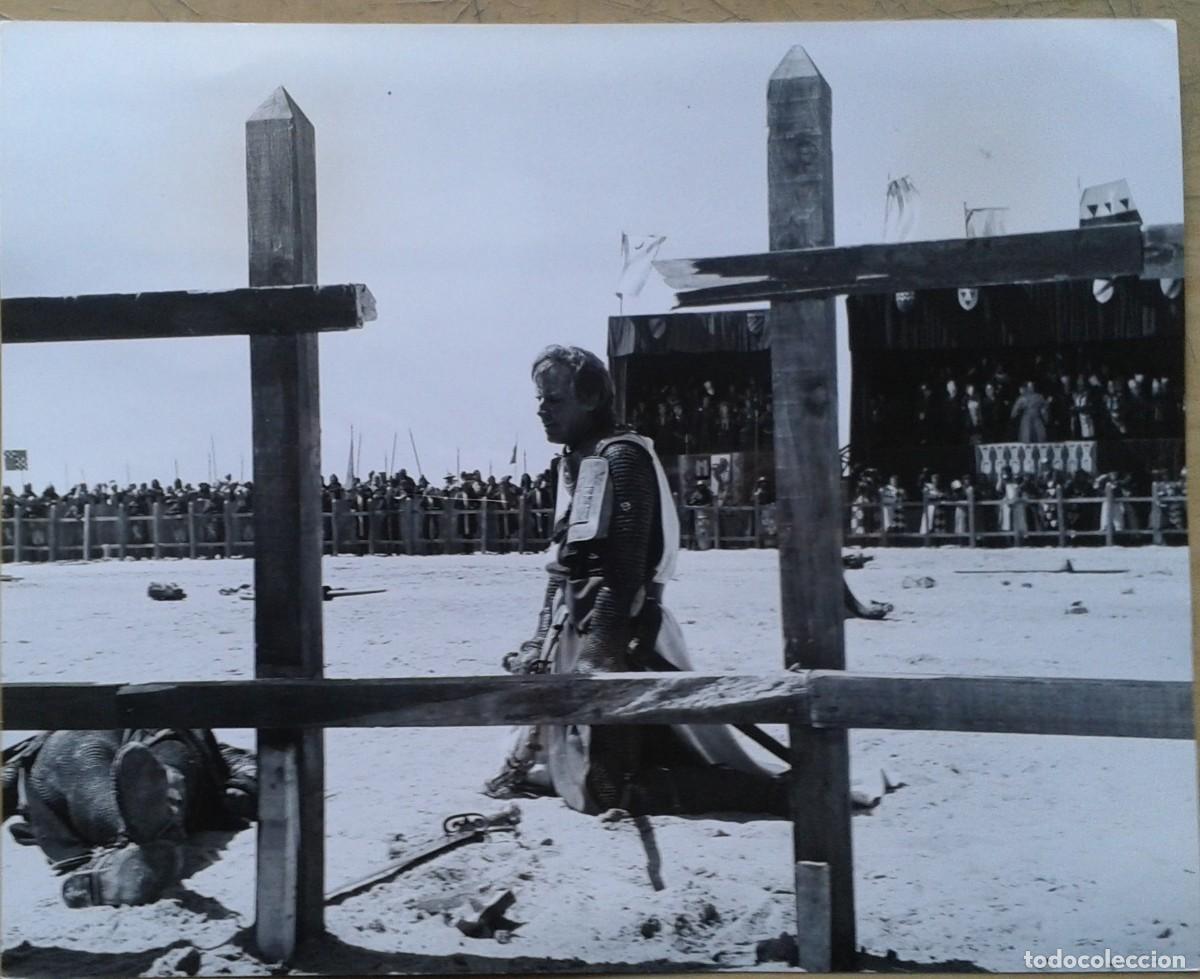 Cine: EL CID. FOTO 20X25. CHARLTON HESTON, CHRISTOPHER RHODES