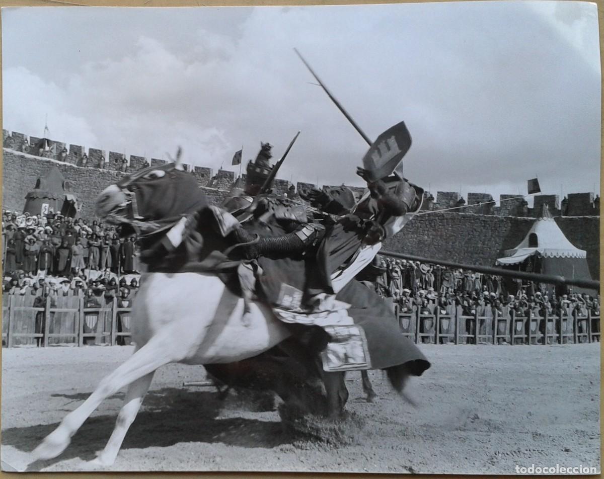 Cine: EL CID. FOTO 20X25. CHARLTON HESTON, CHRISTOPHER RHODES