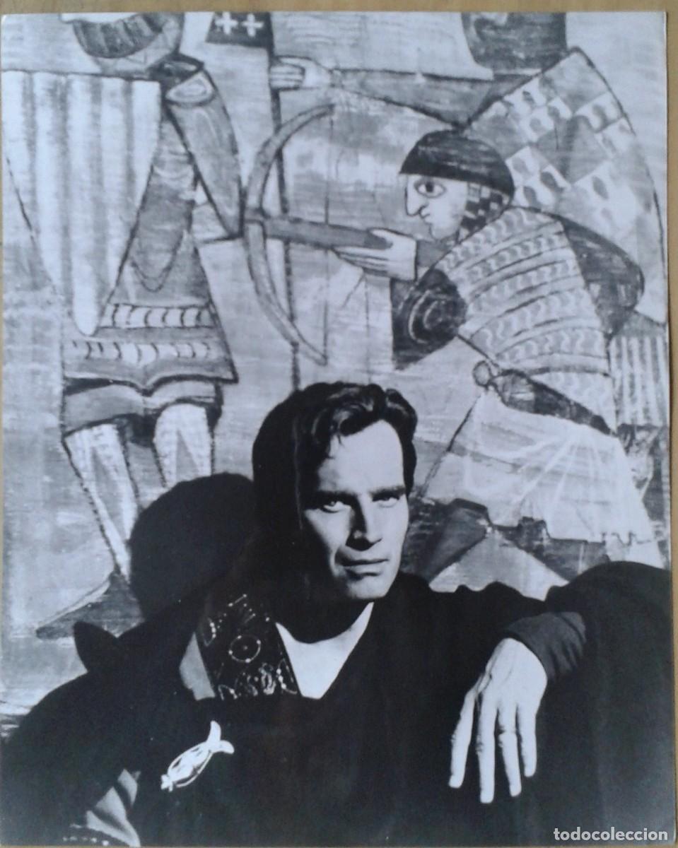 Cine: EL CID. FOTO 20X25. CHARLTON HESTON
