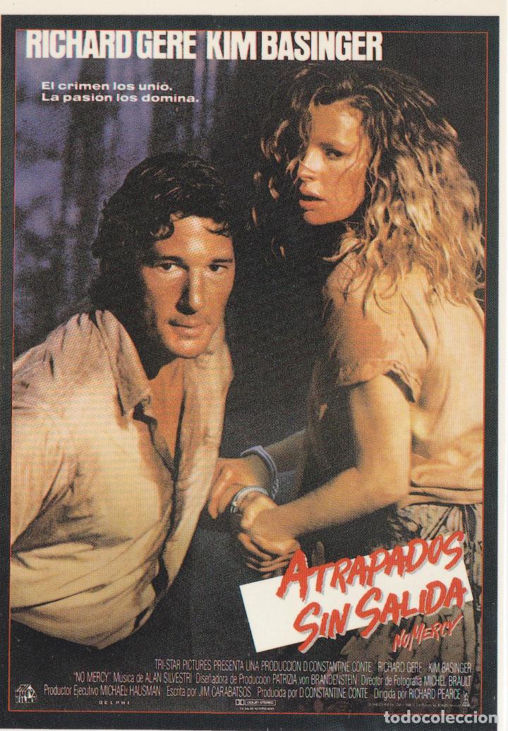 Cin&eacute;ma: POSTAL PELICULA: ATRAPADOS SIN SALIDA, RICHARD GERE &ndash; EDITIONS MERCURI 655 &ndash; S/C