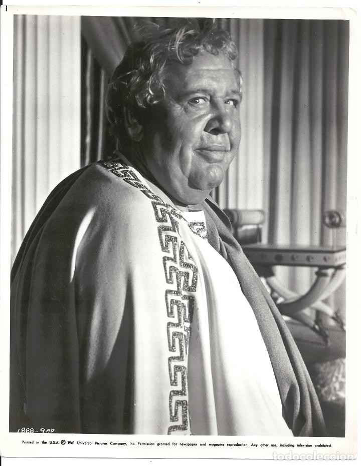 Cin&eacute;ma: F34469 CHARLES LAUGHTON ESPARTACO FOTO B/N ORIGINAL AMERICANA