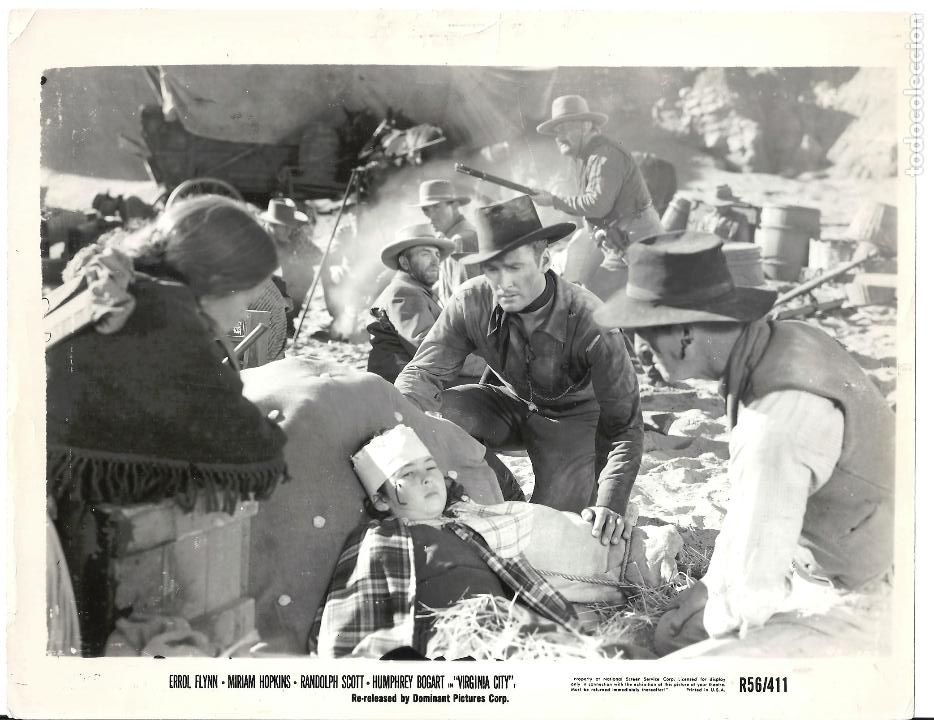 Cine: F34472 ORO AMOR Y SANGRE ERROL FLYNN FOTO B/N ORIGINAL AMERICANA