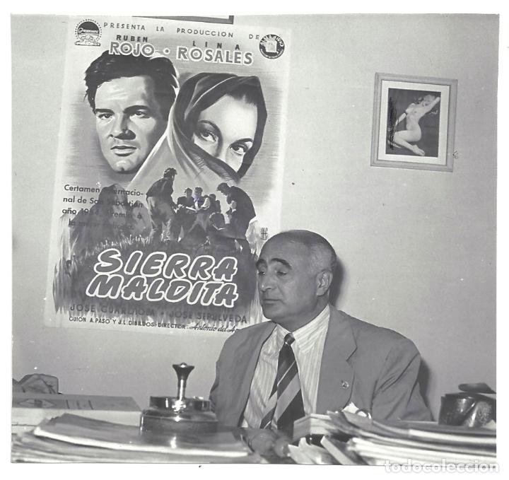 Cin&eacute;ma: F34486 SIRIO ROSADO PRODUCTOR SIERRA MALDITA FOTO B/N ORIGINAL ESPA&Ntilde;OLA