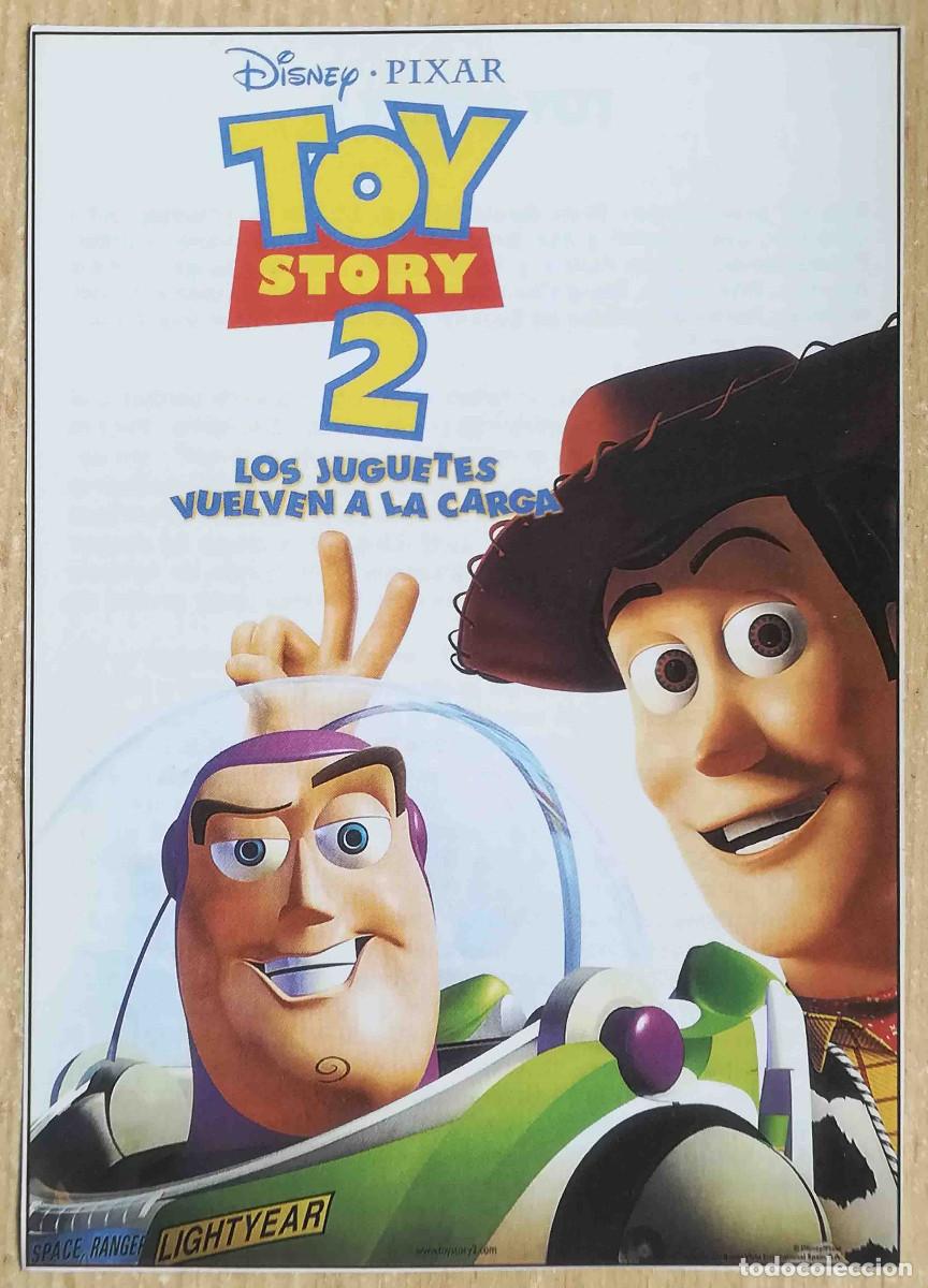 Cine: Toy Story 2 - Animaci&oacute;n (Walt Disney / Pixar, 2010) Programa de mano revista acci&oacute;n