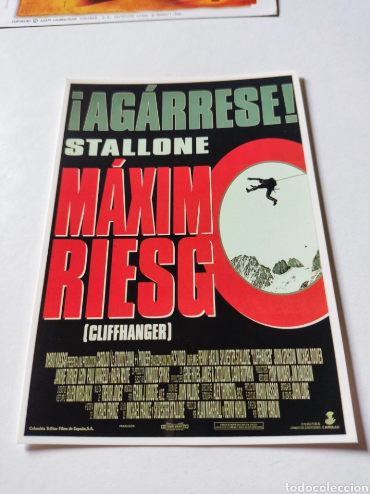 Cine: Postal M&aacute;ximo Riesgo, STALLONE