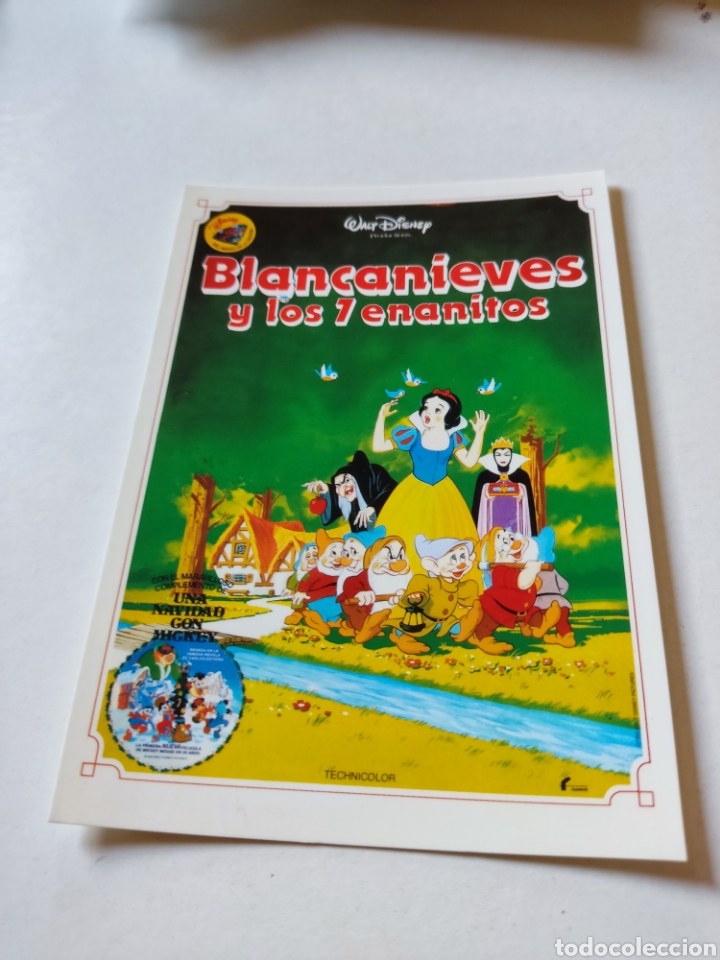 Cine: Postal Blancanieves y los siete enanitos, Walt Disney