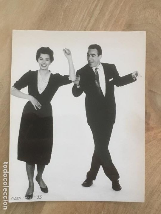 Cine: orquidea negra anthony quinn sofia loren black orchid foto original estreno