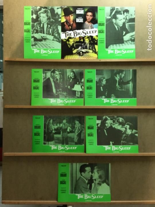 Cine: CB59D EL SUE&Ntilde;O ETERNO HUMPHREY BOGART LAUREN BACALL SET COMPLETO 8 FOTOCROMOS ORIGINAL ESTRENO
