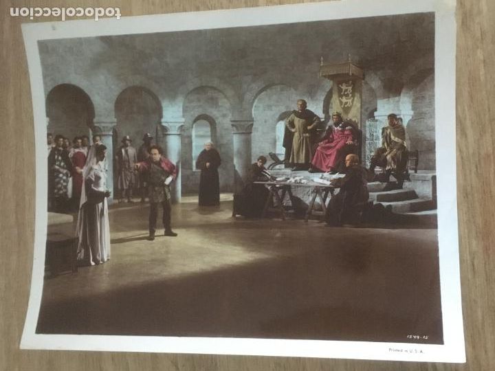 Cine: ivanhoe robert taylor foto coloreada original antigua