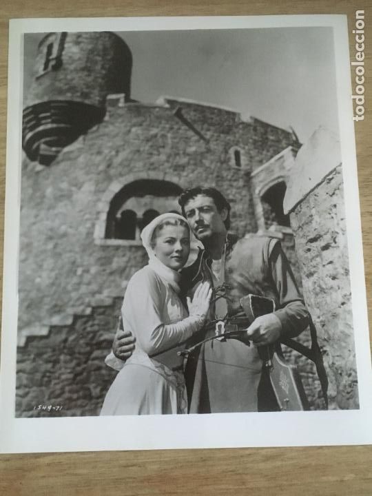 Cine: ivanhoe joan fontaine robert taylor foto original antigua
