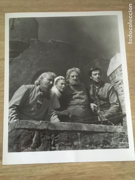 Cine: ivanhoe robert taylor joan fontaine foto original antigua