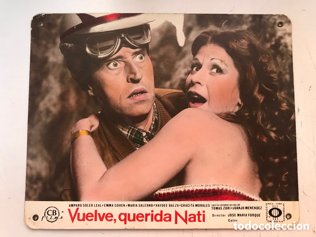 Cinema: FOTOCROMO CARTON - VUELVE, QUERIDA NATI. A. SOLER LEAL, E. COHEN, M. SALERNO, H. BALZA, G. MORALES