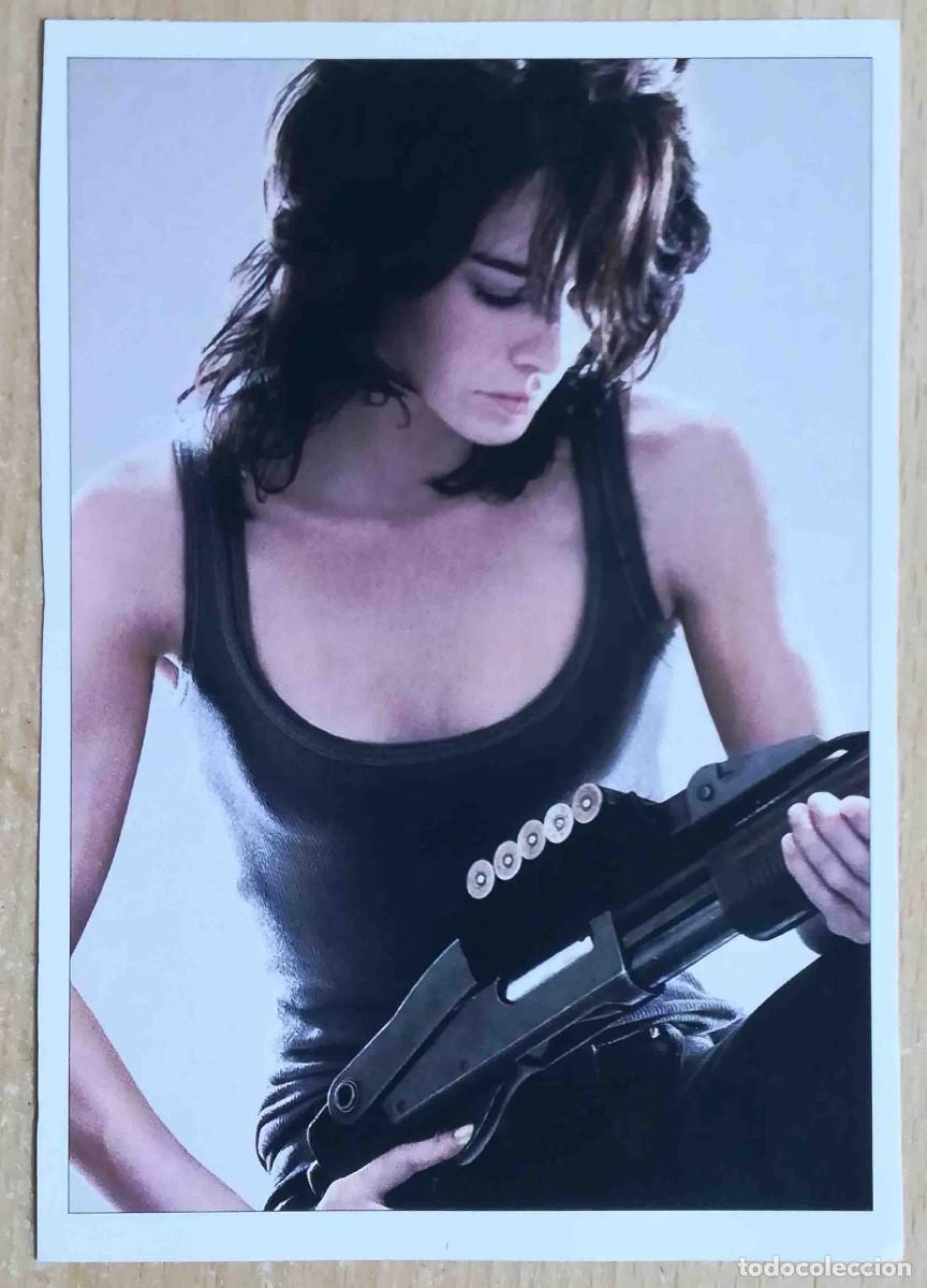 Cine: Fotograf&iacute;a de Lena Headey (Terminator: The Sarah Connor Chronicles) Programa de mano revista acci&oacute;n