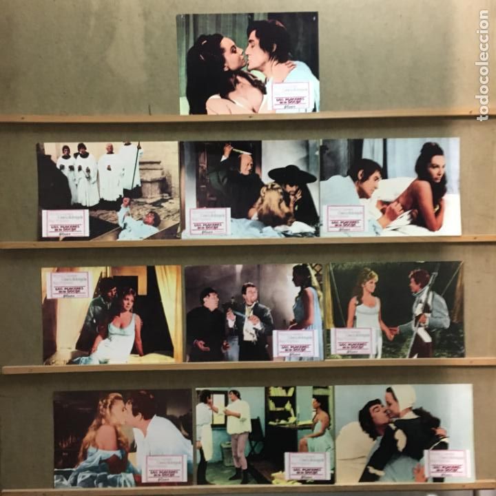 Cine: CR76D LOS PLACERES DE LA NOCHE VITTORIO GASSMAN GINA LOLLOBRIGIDA SET 10 COMPLETO ORIGINAL ESTRENO