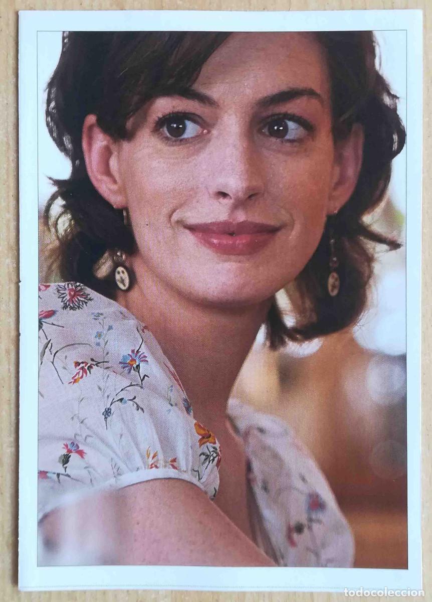 Cine: Fotograf&iacute;a de Anne Hathaway (Interstellar / Los miserables) Programa de mano revista acci&oacute;n