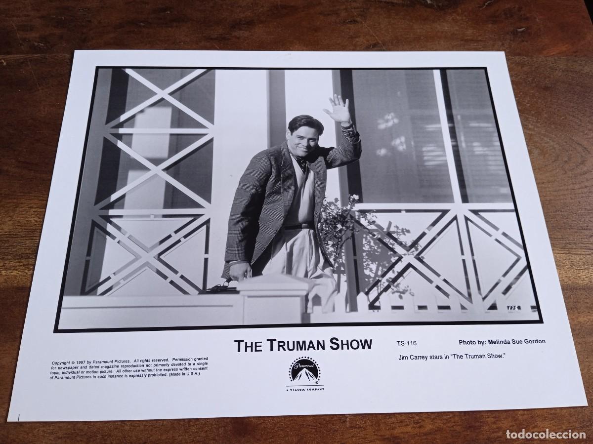 Kino: El Show de Truman - Jim Carrey - Foto B/N original Paramount 1997