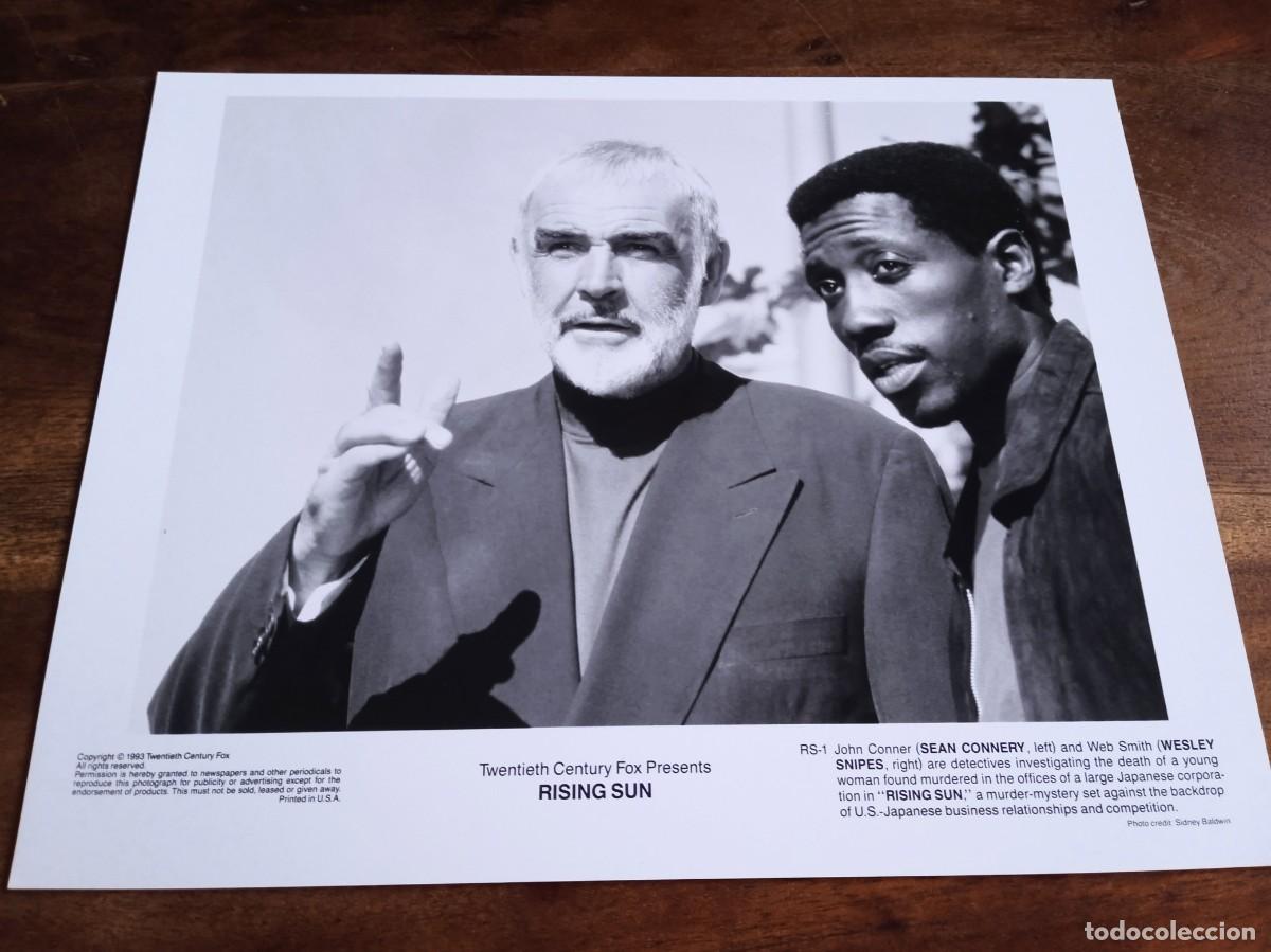 Kino: Rising Sun Sol Naciente - Sean Connery, Wesley Snipes - Foto B/N original Fox 1993